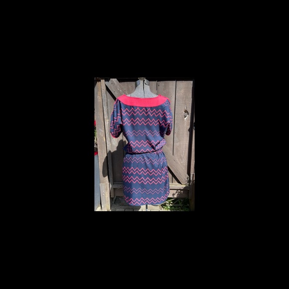 Roxy pink and blue dress - Picture 3 of 3